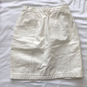Vintage 80s Leather Skirt